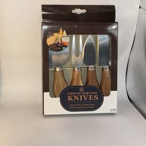Evriholder Charcuterie 4 Piece Set 3 Knifes 1 Fork New In Box